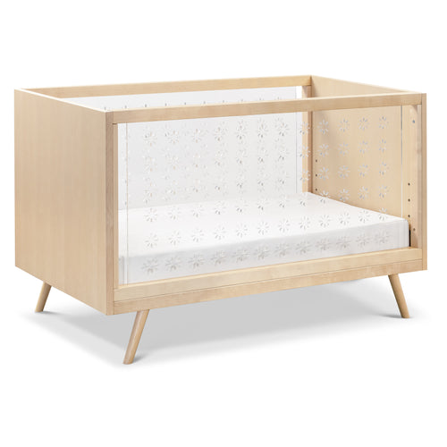 US0300BR,Nifty Clear 3-in-1 Crib in Natural Birch