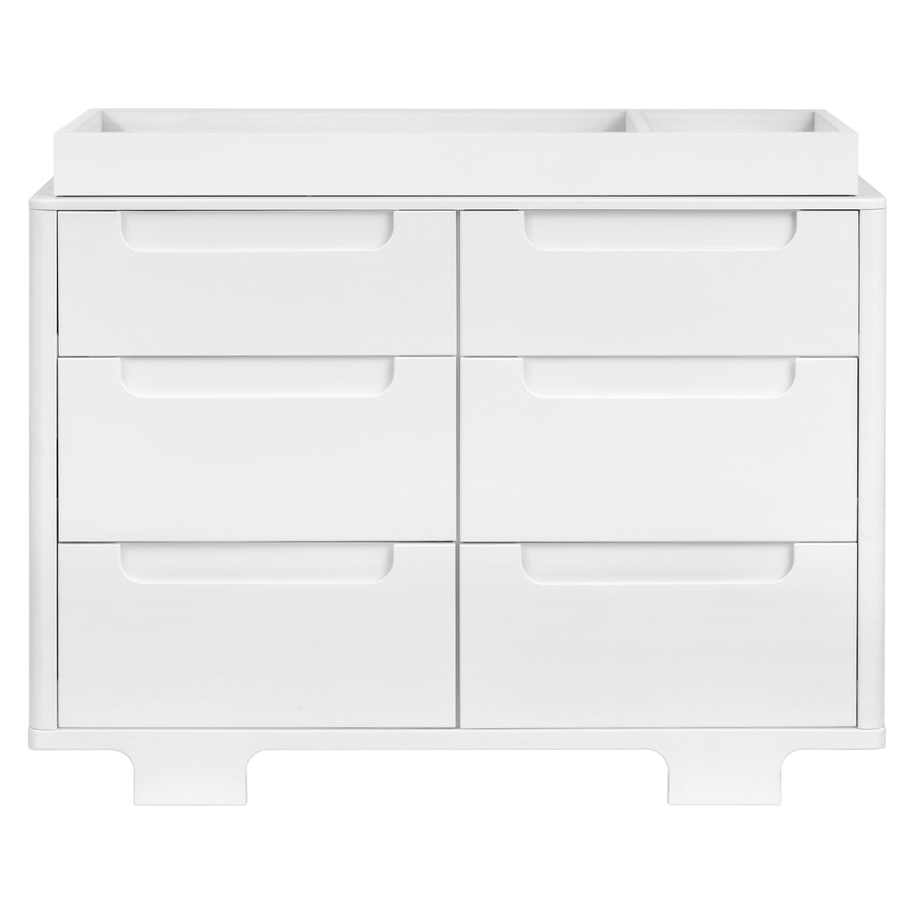 M23426W,Yuzu 6-Drawer Dresser in White