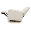 M23688WB,Ubabub,Arc Glider Recliner w/ Electronic Control and USB in Ivory Boucle w/ Light Wood Base