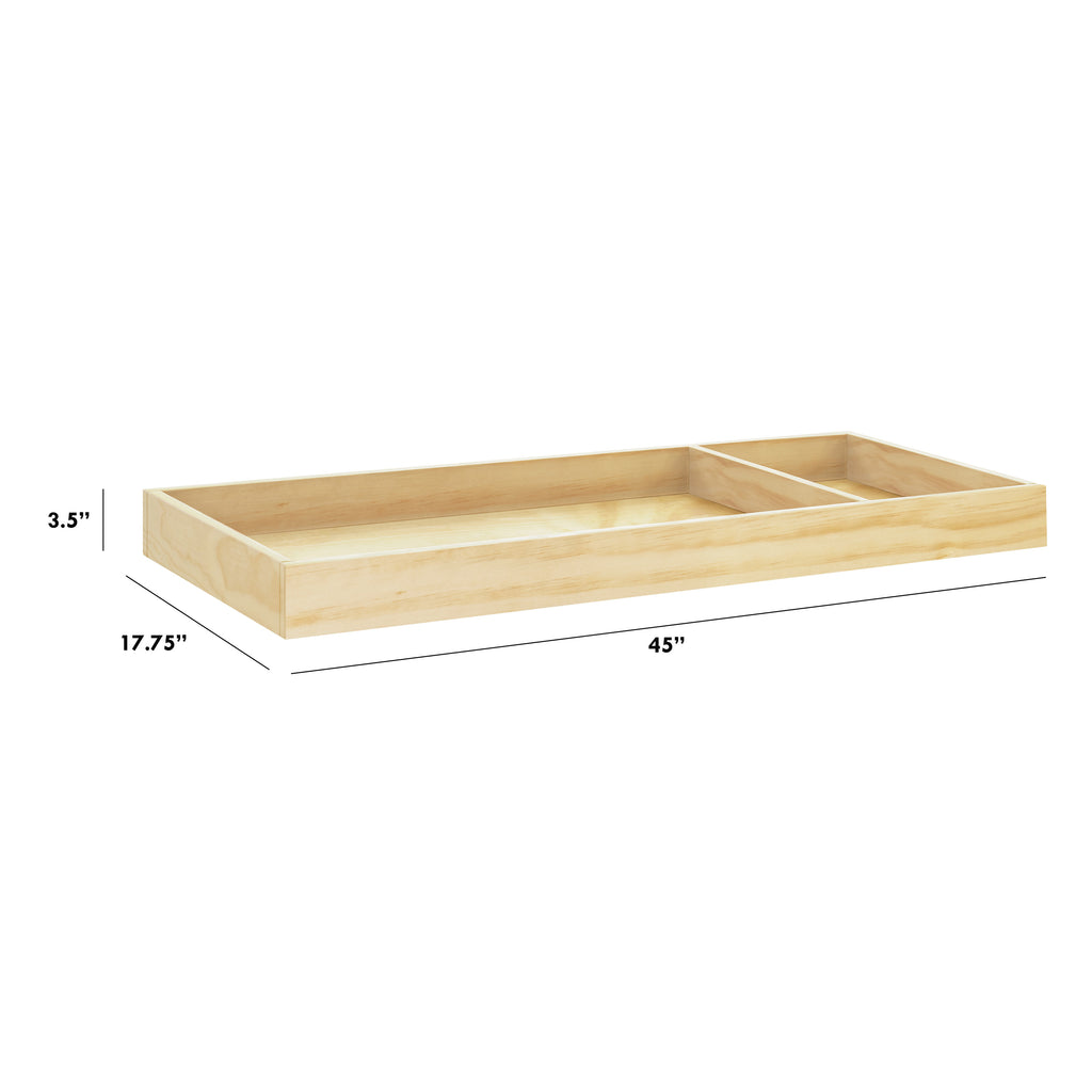 M0619N,Universal Wide Removable Changing Tray in Natural